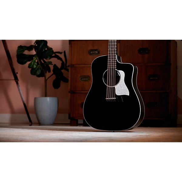 Taylor 250ce Plus 10-String Dreadnought Acoustic-Electric Bajo Quinto Black