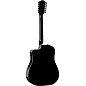 Taylor 250ce Plus Doce Doble 12-String Dreadnought Acoustic-Electric Guitar Black