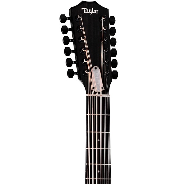 Taylor 250ce Plus Doce Doble 12-String Dreadnought Acoustic-Electric Guitar Black