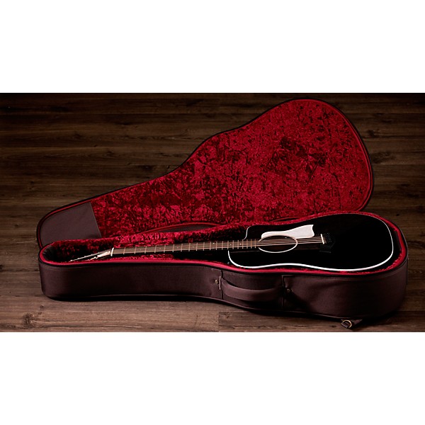 Taylor 250ce Plus Doce Doble 12-String Dreadnought Acoustic-Electric Guitar Black