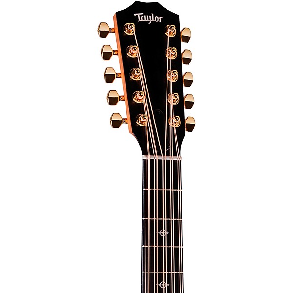Taylor 260ce-K DLX 10-String Dreadnought Acoustic-Electric Bajo Quinto Shaded Edge Burst