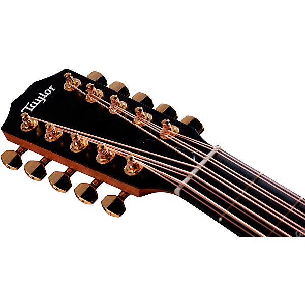 Taylor 260ce-K DLX 10-String Dreadnought Acoustic-Electric Bajo Quinto Shaded Edge Burst