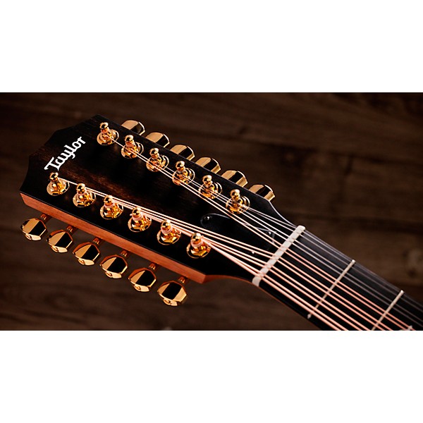 Taylor 260ce-K DLX Doce Doble 12-String Dreadnought Acoustic-Electric Guitar Shaded Edge Burst