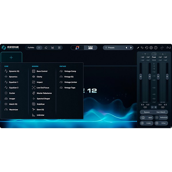 iZotope Ozone 12 Standard: Upgrade from Ozone Elements or Elements Suite