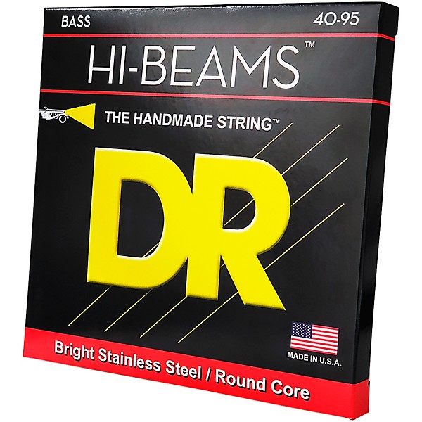 DR Strings Hi-Beam LLR-40 Electric Bass Strings (40-95)