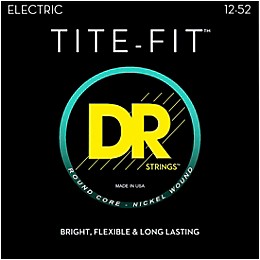 DR Strings Tite-Fit JZ-12 Nickel Plated Electric Guitar Strings (12-52)
