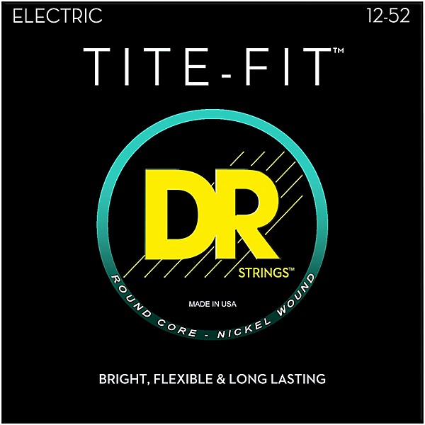 DR Strings Tite-Fit JZ-12 Nickel Plated Electric Guitar Strings (12-52)