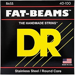 DR Strings Fat-Beam FB-40 Electric Bass Strings (40-100)