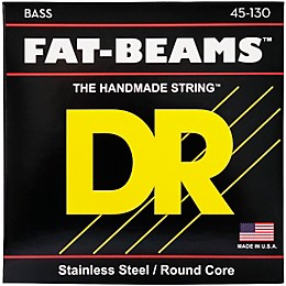 DR Strings Fat-Beam FB5-130 5 String Electric Bass Strings (45-130)