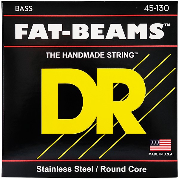 DR Strings Fat-Beam FB5-130 5 String Electric Bass Strings (45-130)