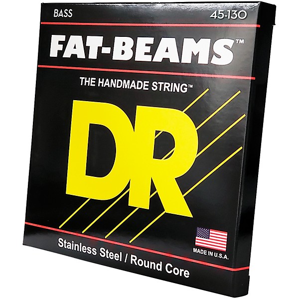 DR Strings Fat-Beam FB5-130 5 String Electric Bass Strings (45-130)