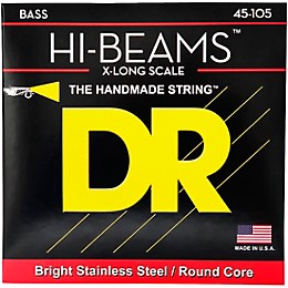 DR Strings Hi-Beam LMR-45 X-Long Scale Electric Bass Strings (45-105)