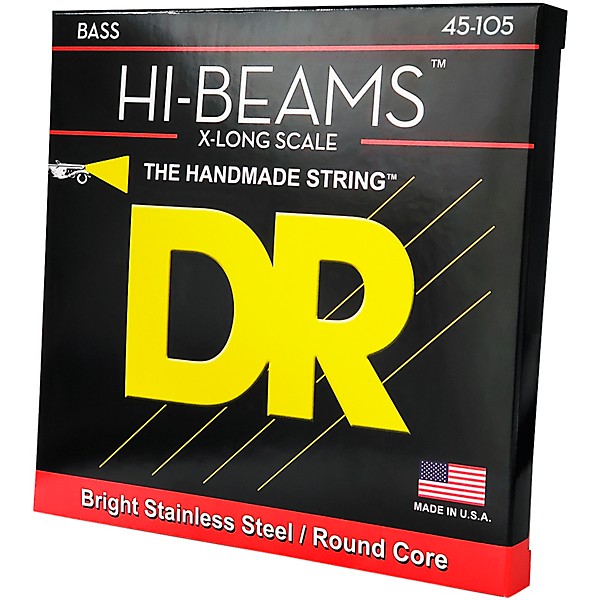 DR Strings Hi-Beam LMR-45 X-Long Scale Electric Bass Strings (45-105)