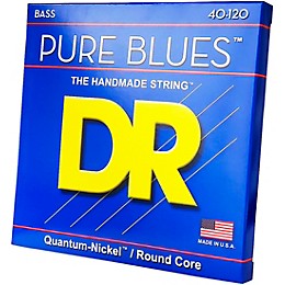 DR Strings Pure Blues PB5-40 5-String Electric Bass Strings (40-120)
