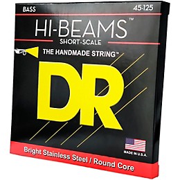 DR Strings Hi-Beam SMR5-45 5-String Short Scale Electric Bass Strings (45-125)