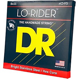 DR Strings Lo-Rider LLH-40 Electric Bass Strings (40-95)