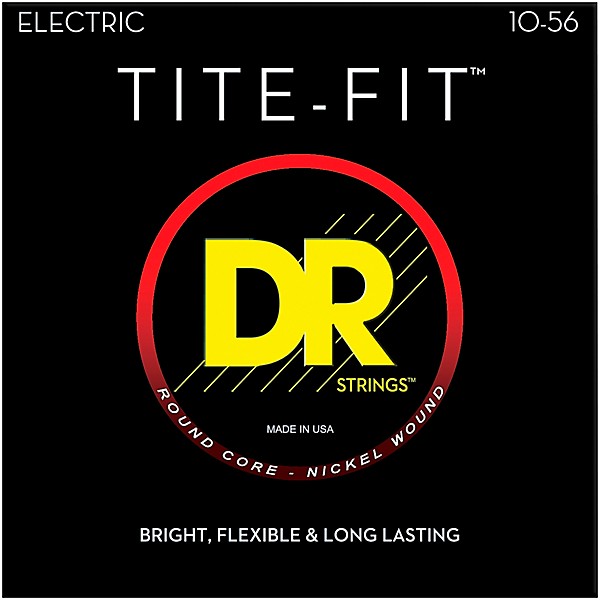 DR Strings Tite-Fit JH-10 Nickel Plated Electric Guitar Strings (10-56)