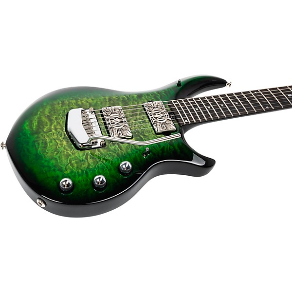 Ernie Ball Music Man BFR Majesty 7-String Electric Guitar Malachite