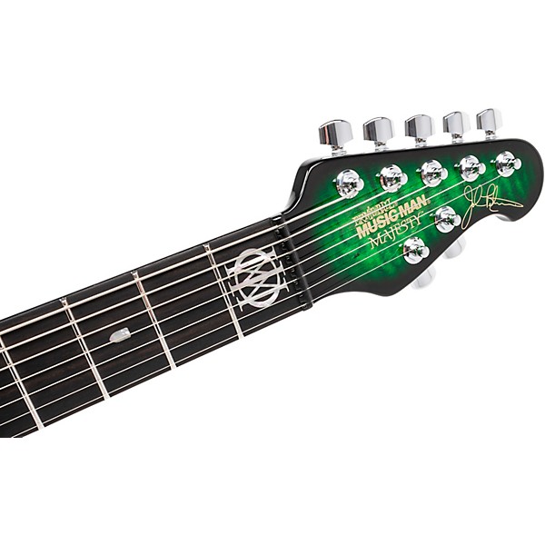 Ernie Ball Music Man BFR Majesty 7-String Electric Guitar Malachite