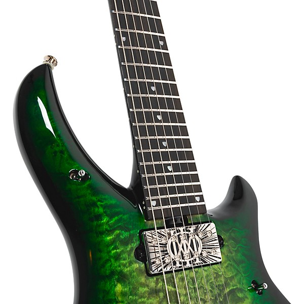 Ernie Ball Music Man BFR Majesty 7-String Electric Guitar Malachite
