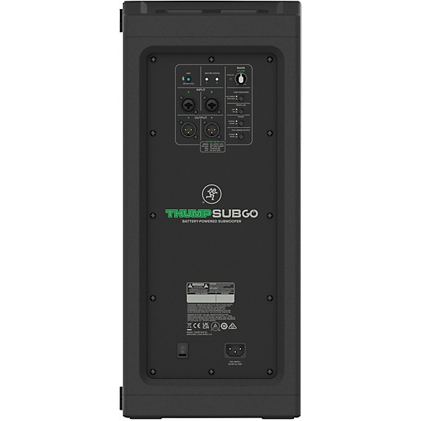 Mackie ThumpSub GO Battery-Powered Portable Subwoofer Bundle with Spare Battery