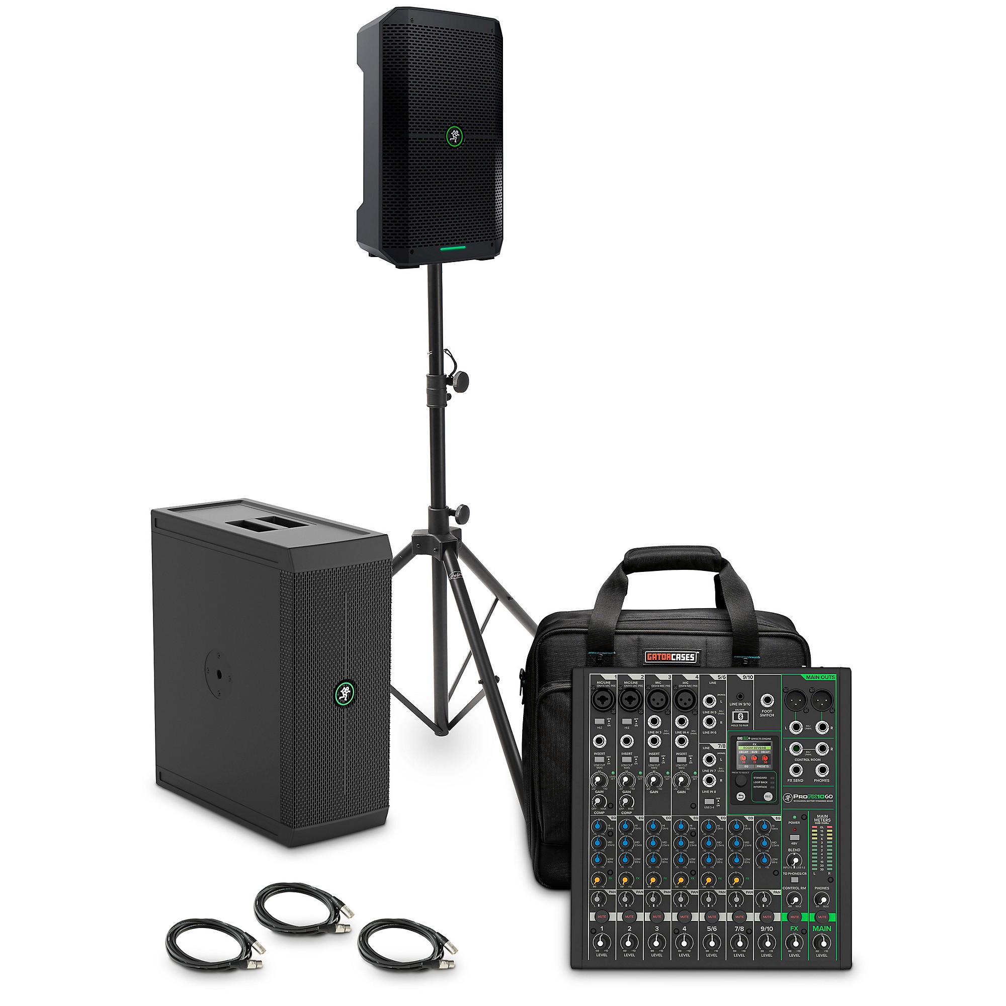 Mackie ThumpSub GO Battery-Powered Portable Subwoofer Bundle With