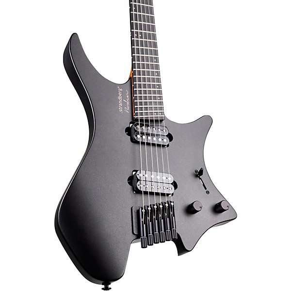 strandberg Boden Metal NX 6 Multi-Scale Electric Guitar - Black Granite