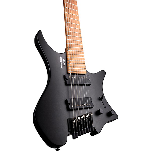 strandberg Boden Standard N2.8 Multi-Scale 8-String Electric Guitar - Black Satin Metallic