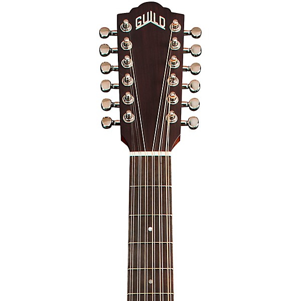 Guild F-2512E Maple Left-Handed 12-String Jumbo Acoustic-Electric Guitar Blonde