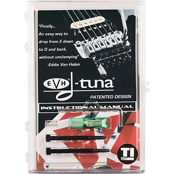 EVH D-Tuna Titanium Drop D Tuning System Green