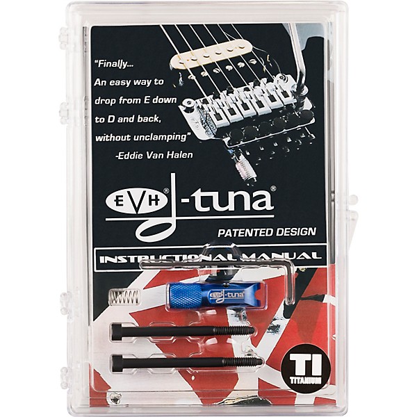 EVH D-Tuna Titanium Drop D Tuning System Blue