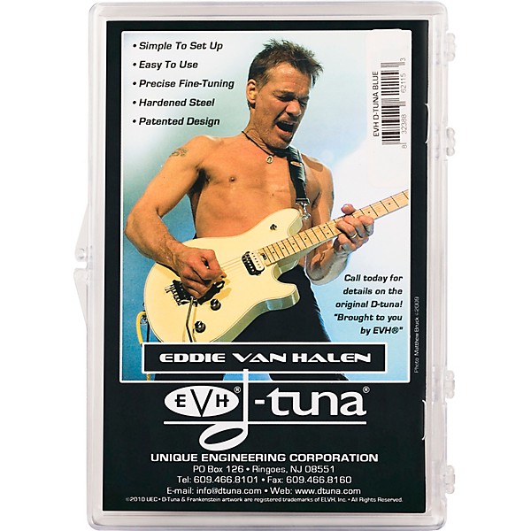 EVH D-Tuna Titanium Drop D Tuning System Blue