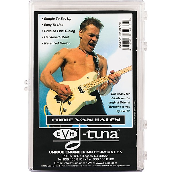 EVH D-Tuna Titanium Drop D Tuning System Black
