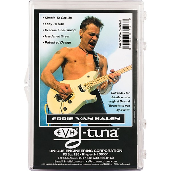 EVH D-Tuna Titanium Drop D Tuning System Chrome