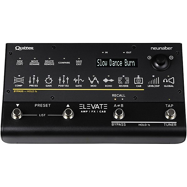 Quilter Labs Neunaber Elevate Amp FX Cab Pedal Black