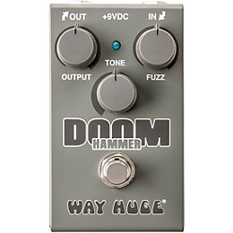 Way Huge Electronics WM45 Smalls Doom Hammer Fuzz Effects Pedal Gray