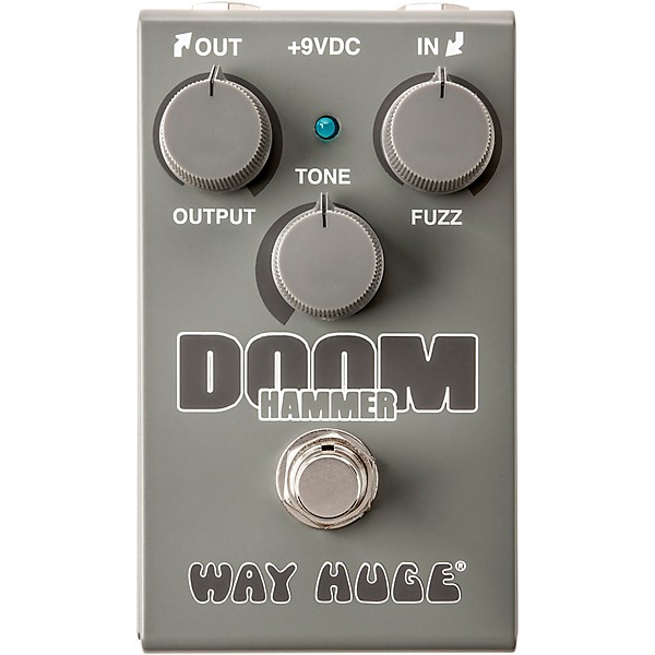 Way Huge Electronics WM45 Smalls Doom Hammer Fuzz Effects Pedal Gray