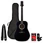 Mitchell Launch D100 Dreadnought Acoustic Guitar Pack Black thumbnail