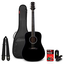 Mitchell Motion D150 Dreadnought Acoustic Guitar Pack Black