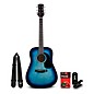 Mitchell Launch D75S Starter Dreadnought Acoustic Guitar With Accessories Blue Burst thumbnail
