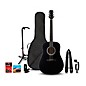 Mitchell Launch D100 Dreadnought Acoustic Guitar Deluxe Pack Black thumbnail