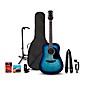 Mitchell Launch D75S Starter Dreadnought Acoustic Guitar Deluxe Pack Blue Burst thumbnail
