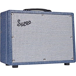 Supro Keeley Custom 10 25W 1x10" Tube Combo Guitar Amplifier - Blue Rhino Hyde