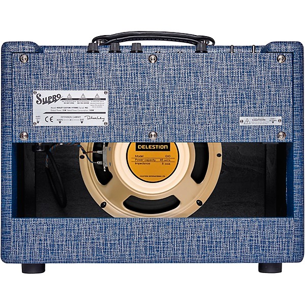 Supro Keeley Custom 10 25W 1x10" Tube Combo Guitar Amplifier - Blue Rhino Hyde