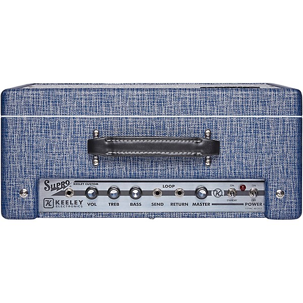 Supro Keeley Custom 10 25W 1x10" Tube Combo Guitar Amplifier - Blue Rhino Hyde