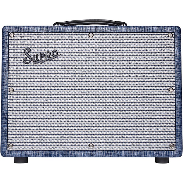 Supro Keeley Custom 10 25W 1x10" Tube Combo Guitar Amplifier - Blue Rhino Hyde
