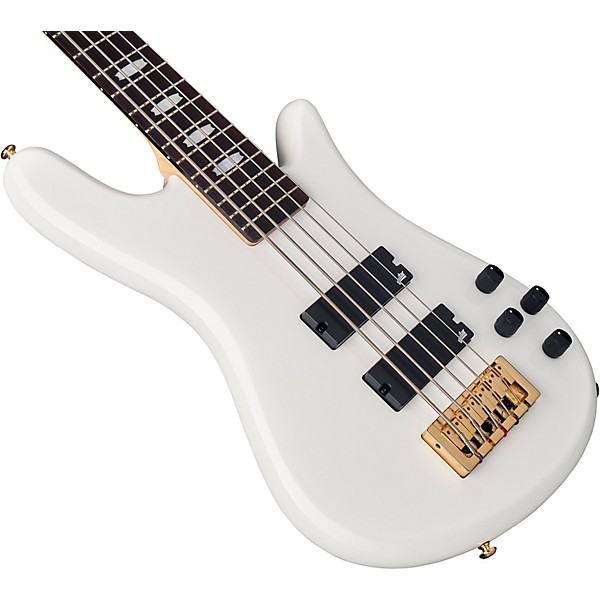 Spector Icon NS-5 Bolt-On 5-String Electric Bass White Gloss