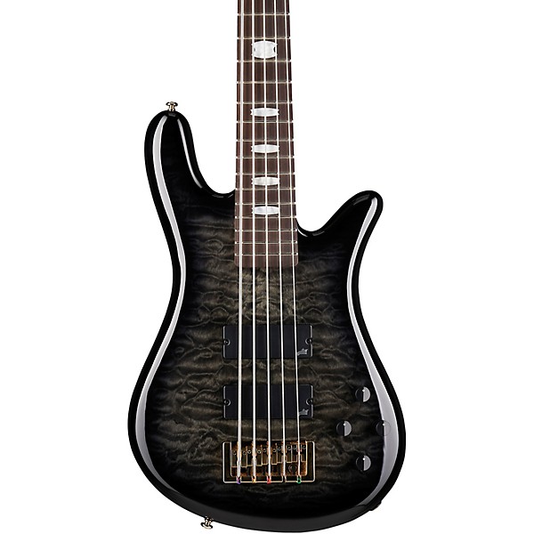 Spector Icon NS-5 Bolt-On 5-String Electric Bass Black Stain Gloss