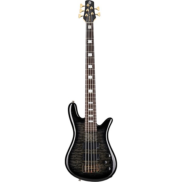 Spector Icon NS-5 Bolt-On 5-String Electric Bass Black Stain Gloss