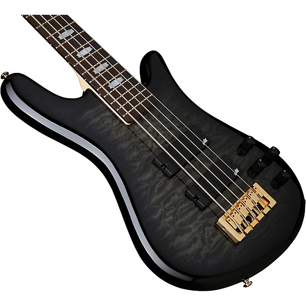 Spector Icon NS-5 Bolt-On 5-String Electric Bass Black Stain Gloss